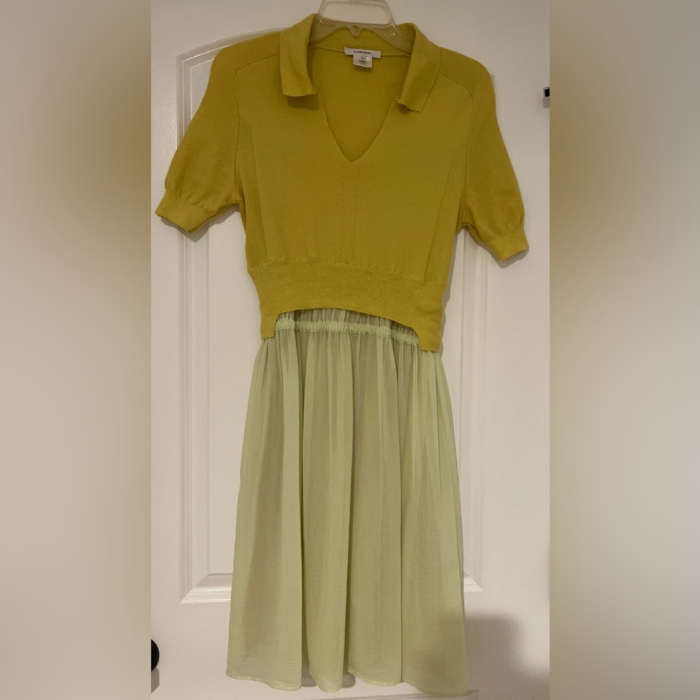 Carven Mini Yellow dress. Very good condition. Size large.